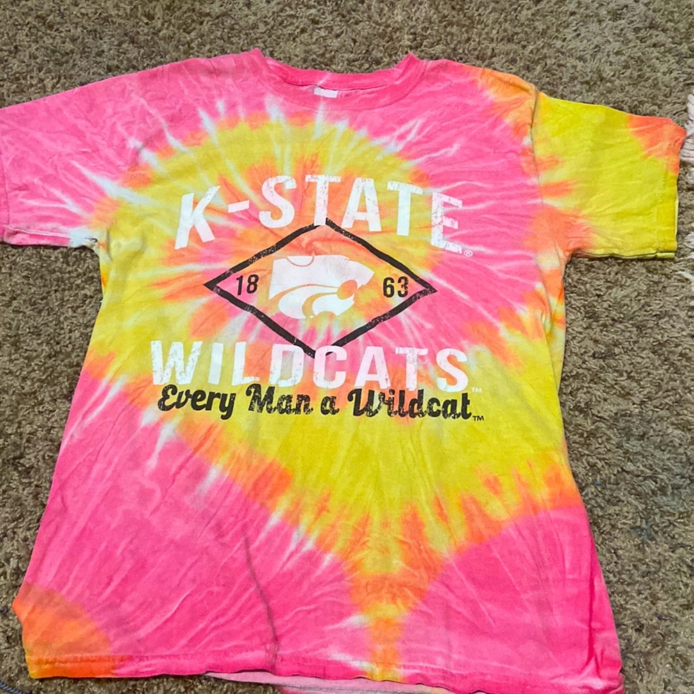 Tiedye K-State T-Shirt Size Small
